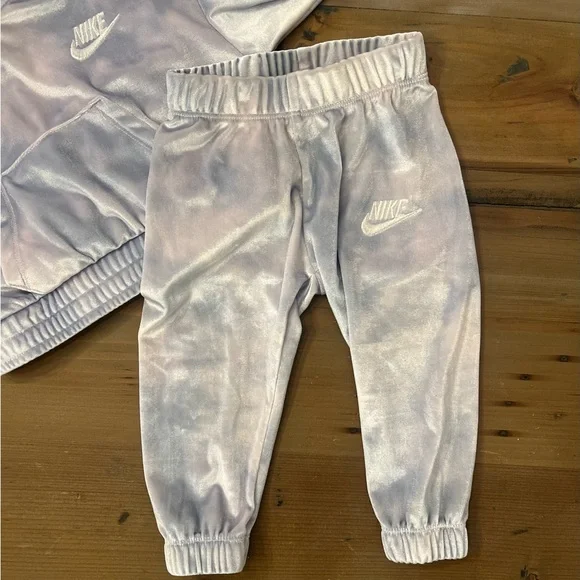 Nike Kids Tie-Dye Hoodie and Jogger Set - Purple - Picture 2 of 4